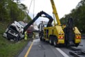 VU Gefahrgut LKW umgestuerzt A 4 Rich Koeln Hoehe AS Gummersbach P467